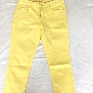 PRICE DROP! Michael Kors Sunshine Yellow Cropped Capri Jeans